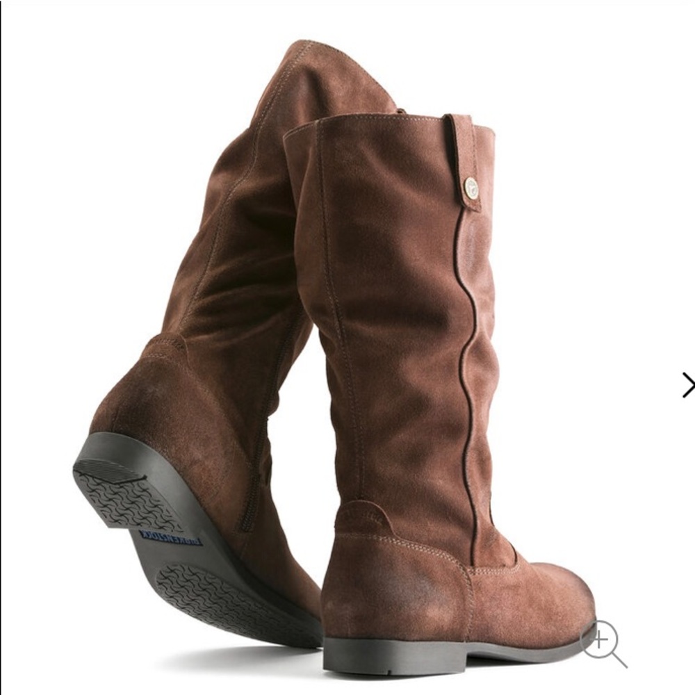 Like NEW Birkenstock Slouchy Suede Boots